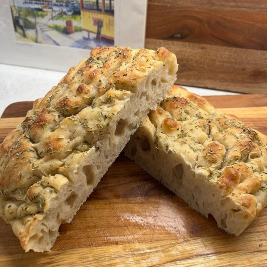 Truffle Rosemary Sourdough Focaccia